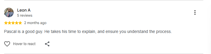Review by Leon A on Google review